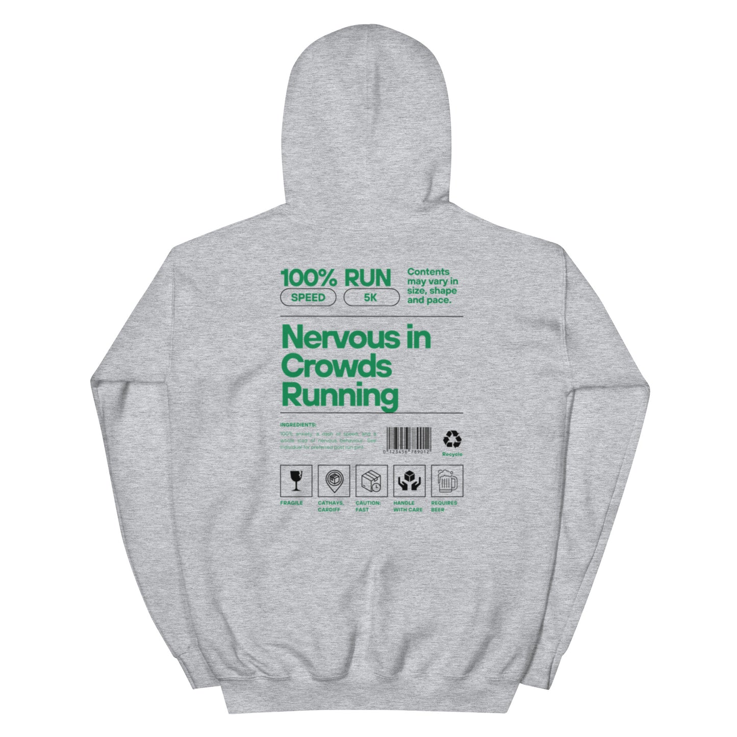 Cardiff running club ‘Parcel’ hoodie